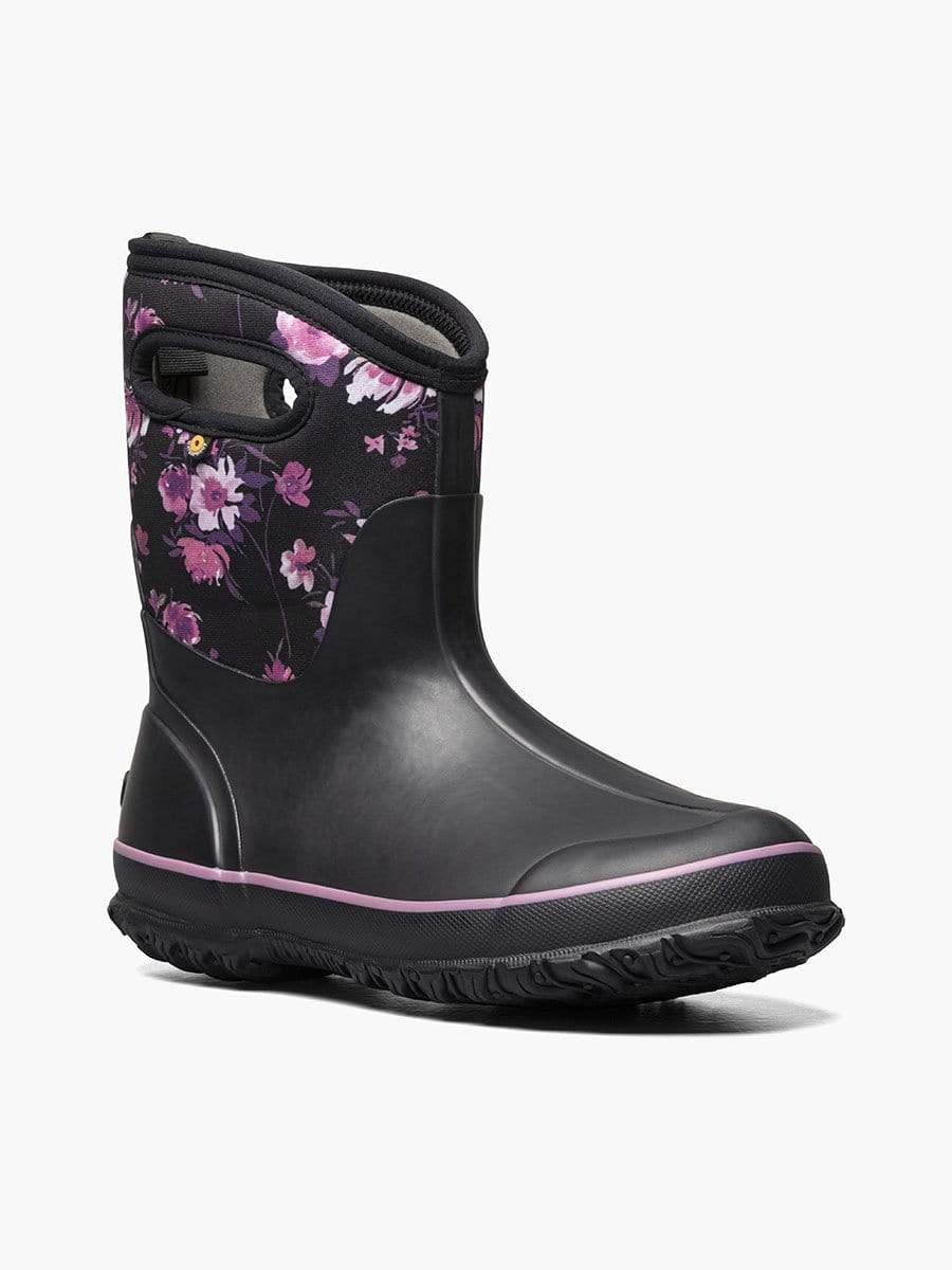 Bogs Women's Classic Mid Boots- Black/ Garden - Image 2