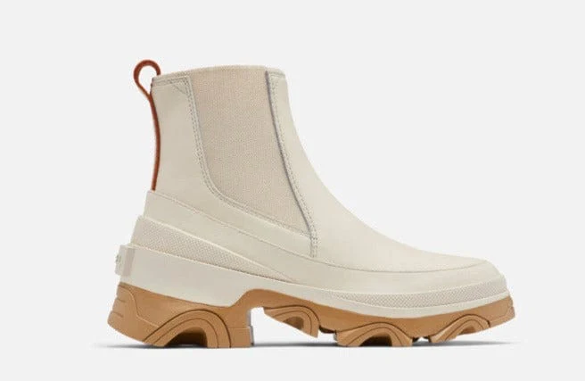 Sorel Women's Brex Chelsea Boots- Natural/ Sea Salt