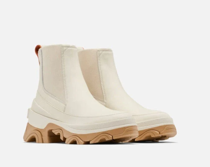 Sorel Women's Brex Chelsea Boots- Natural/ Sea Salt - Image 2