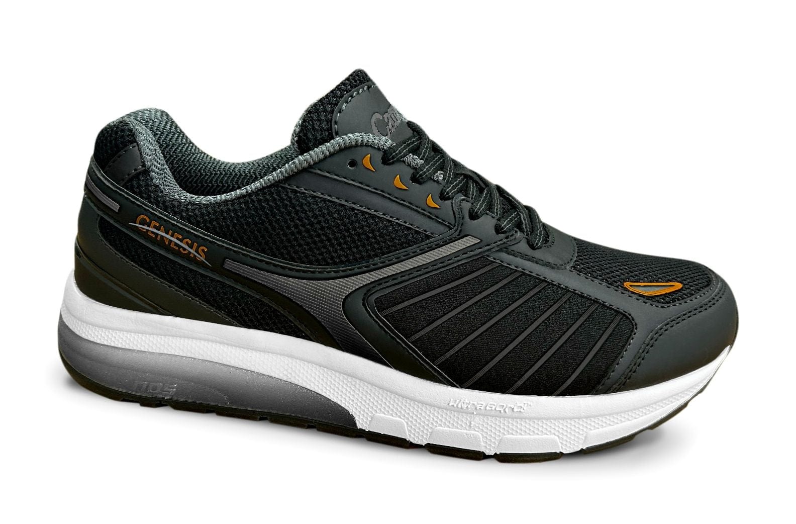 Cambrian Men's Genesis 2 Walking Shoes- Graphite/ Orange