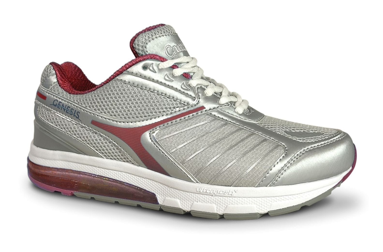 Cambrian Women's Genesis 2 Walking Shoes- Silver/ Raspberry