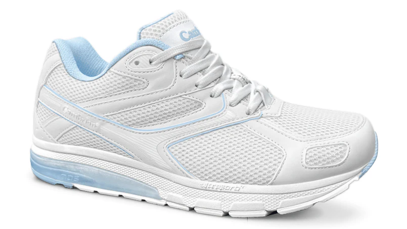 Cambrian Women's Ultra Mesh Walking Shoes- White