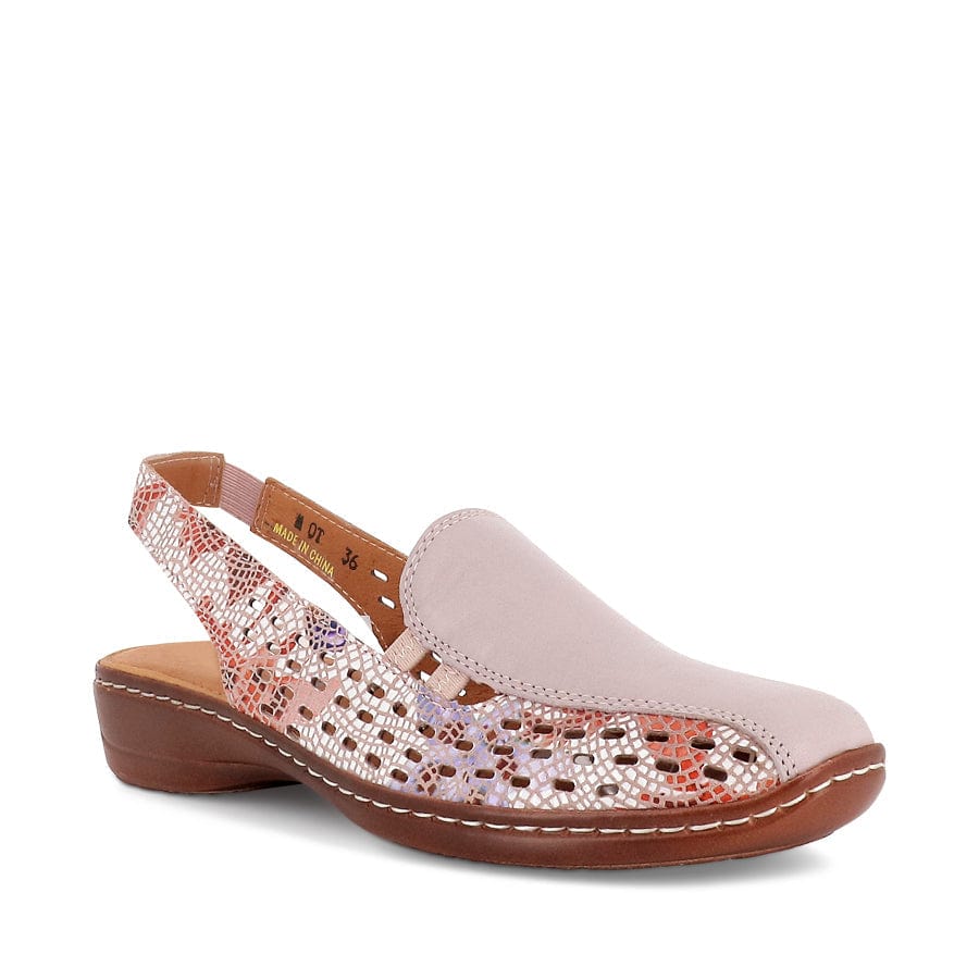 Cassini Women's Mot Slingback Loafers- Flesh Multi - Image 2