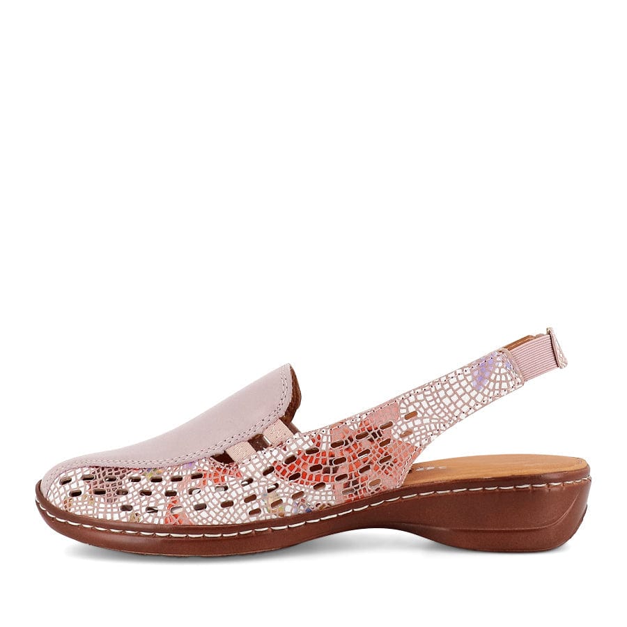 Cassini Women's Mot Slingback Loafers- Flesh Multi - Image 3