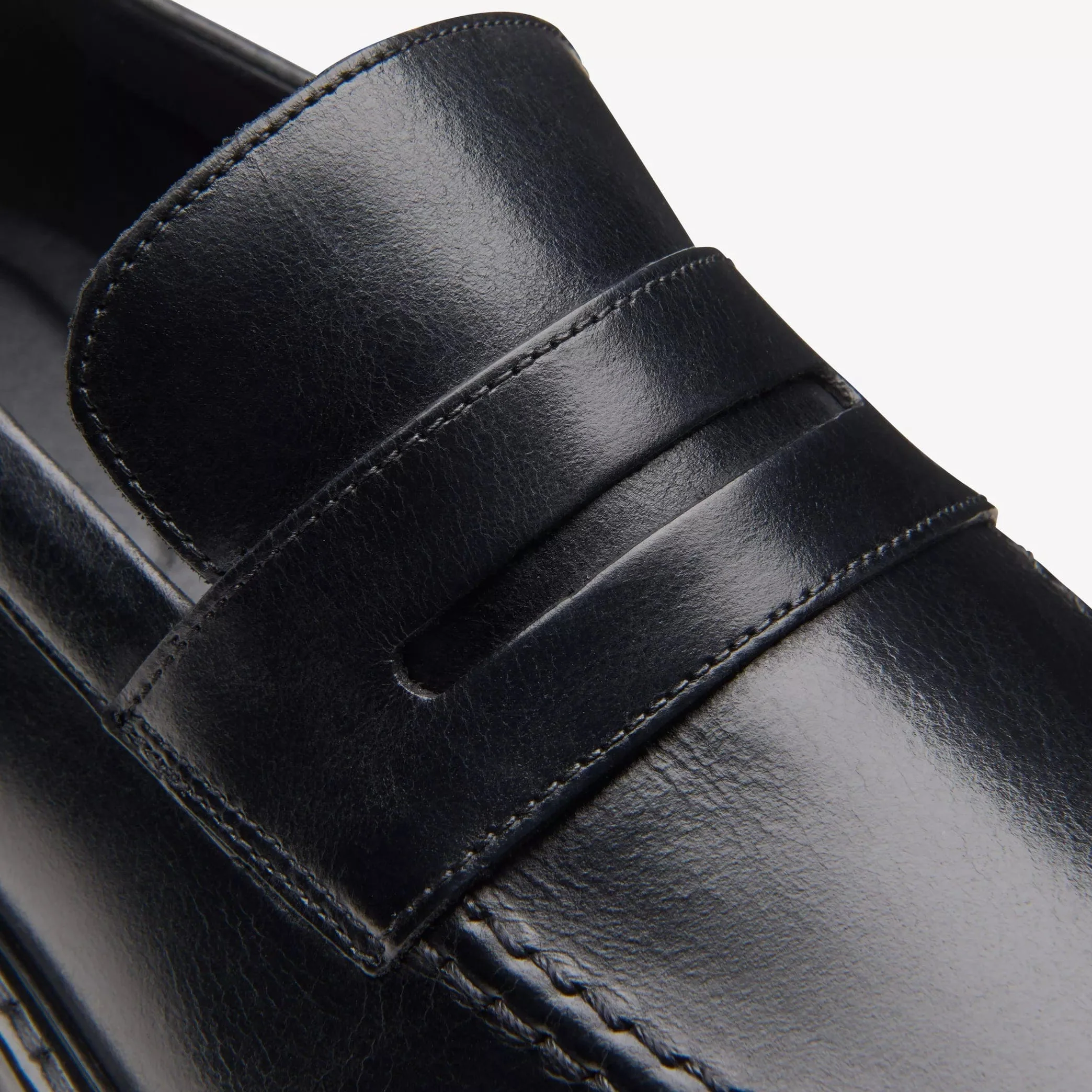 Clarks Men's Aldwin Step Dress Shoes- Black Leather - Image 7
