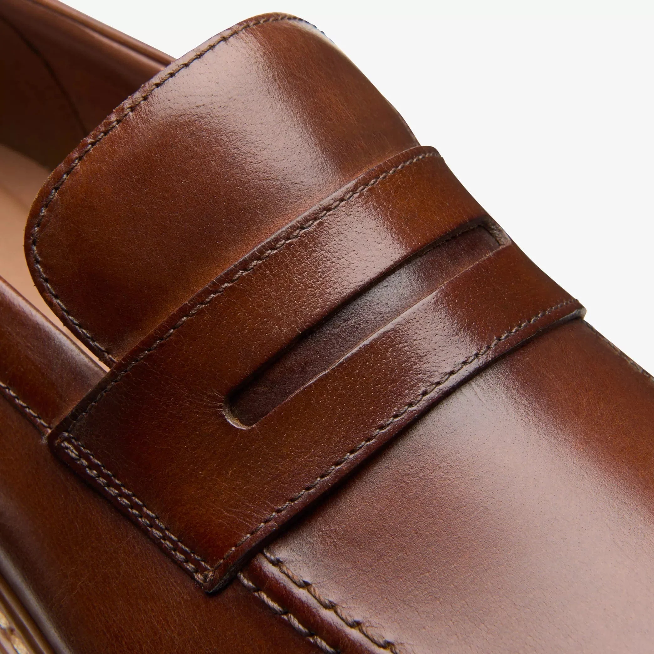 Clarks Men's Aldwin Step Dress Shoes- Mid Tan Leather - Image 6