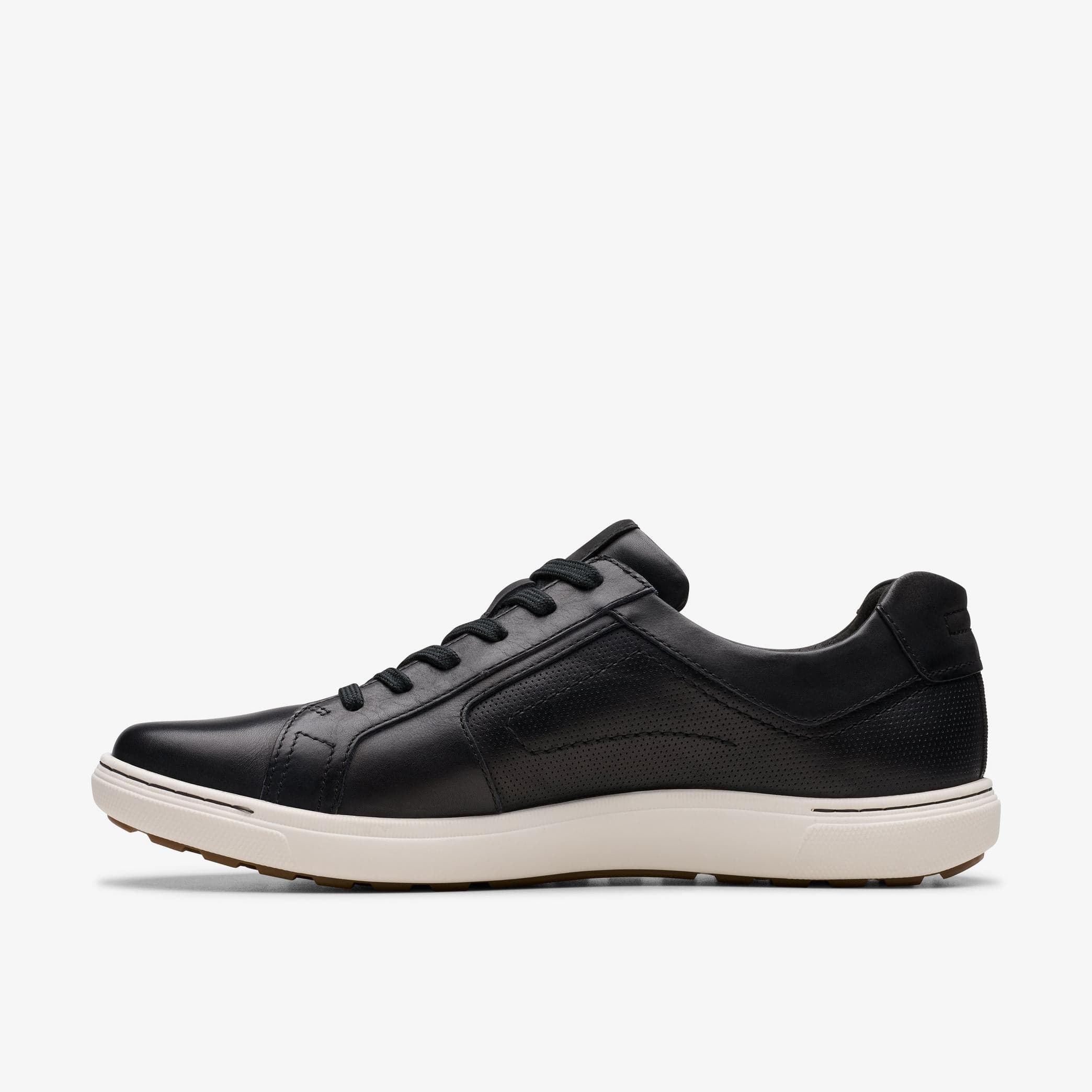 Clarks Men's Mapstone Lace- Black Leather - Image 2