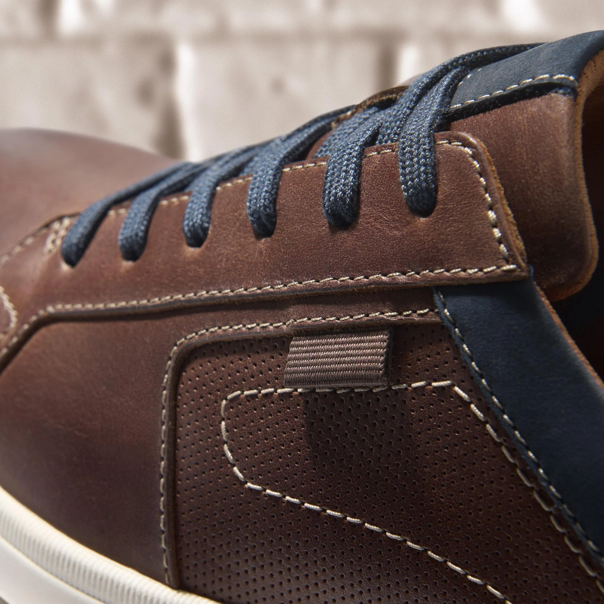 Clarks Men's Mapstone Lace- Mahogany Leather - Image 4