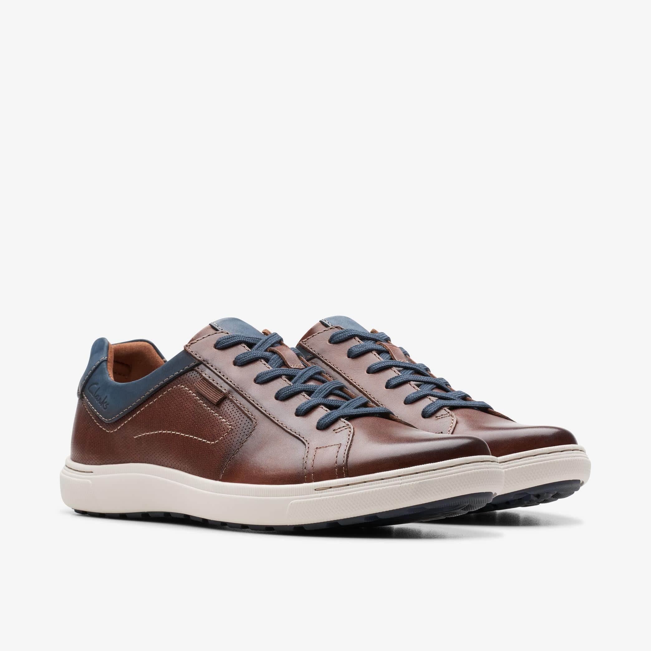 Clarks Men's Mapstone Lace- Mahogany Leather - Image 7