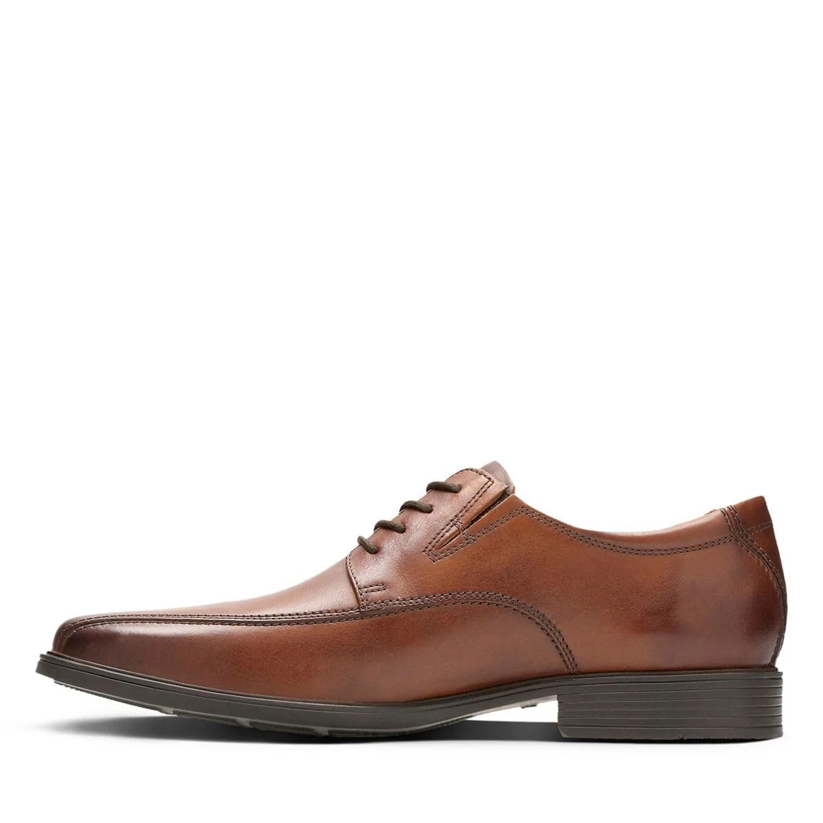 Clarks Men's Tilden Walk Dress Shoes- Dark Tan Leather - Image 5