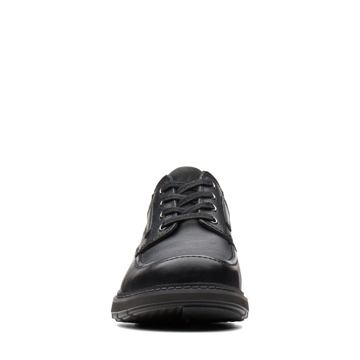 Clarks Men's Un Ramble Lace Shoes- Black Leather - Image 3