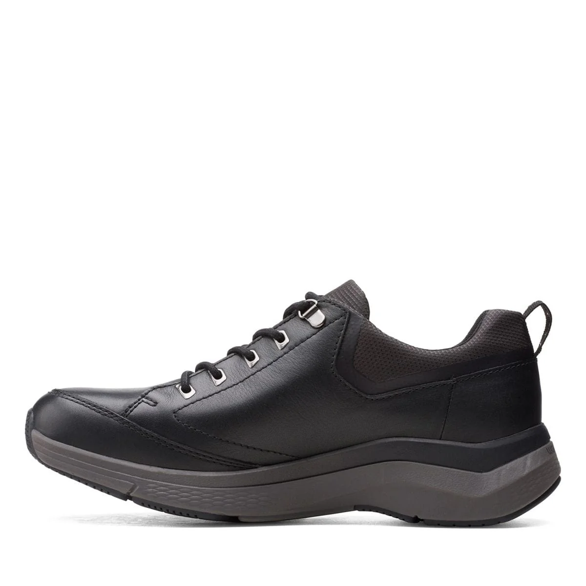 Clarks Men's Wave Vibe 2.0 Sneakers- Black Leather - Image 5