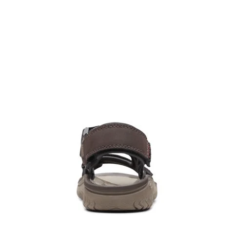 Clarks Men's Wesley Bay Sandals- Brown - Image 4