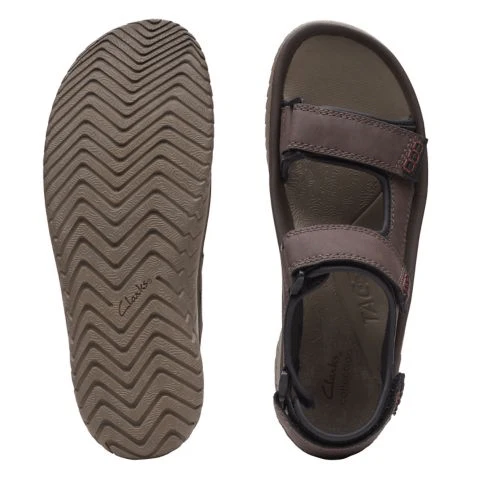 Clarks Men's Wesley Bay Sandals- Brown - Image 5