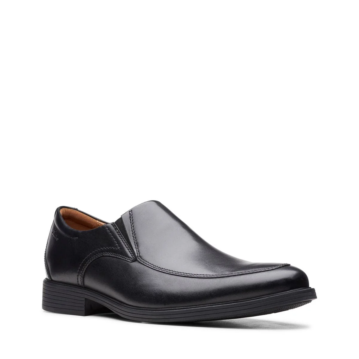 Clarks Men's Whiddon Step Loafers- Black Leather - Image 2