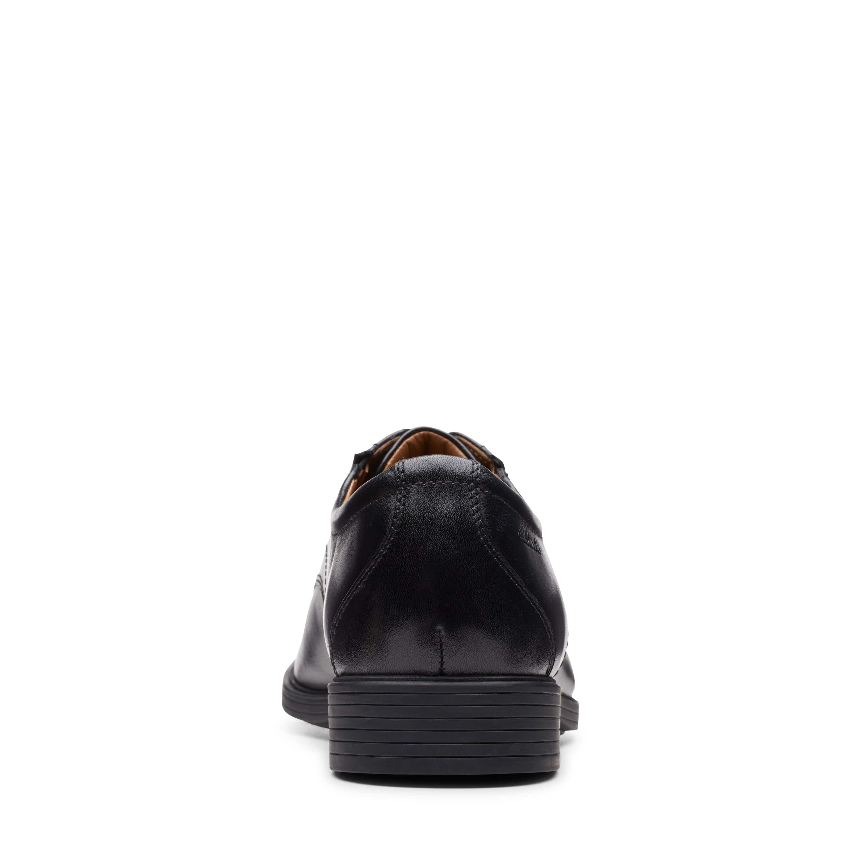 Clarks Men's Whiddon Plain Dress Shoes- Black Leather - Image 4
