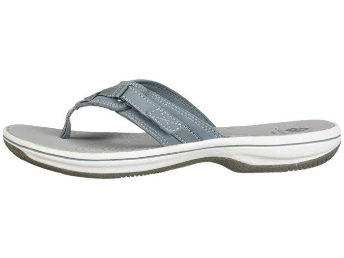 Clarks Women's Breeze Sea Flips- Blue Grey - Image 2