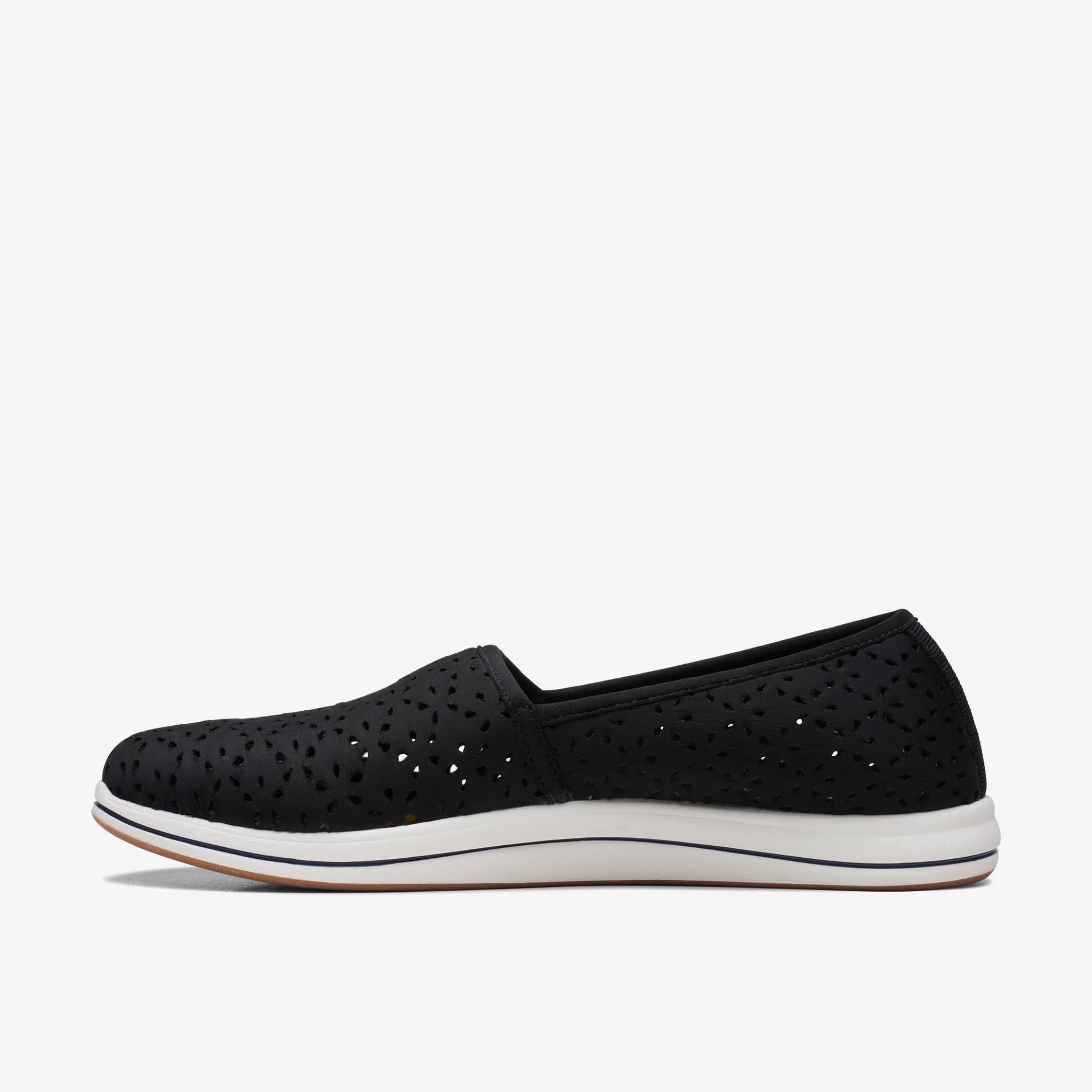 Clarks Women's Breeze Emily Slip Ons- Black - Image 2