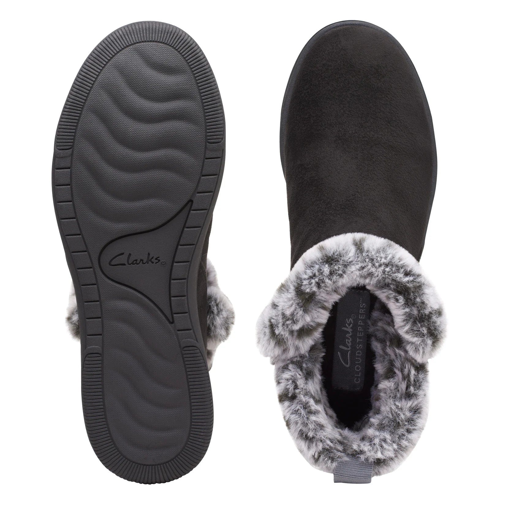 Clarks Women's Breeze Fur Boots- Black - Image 4