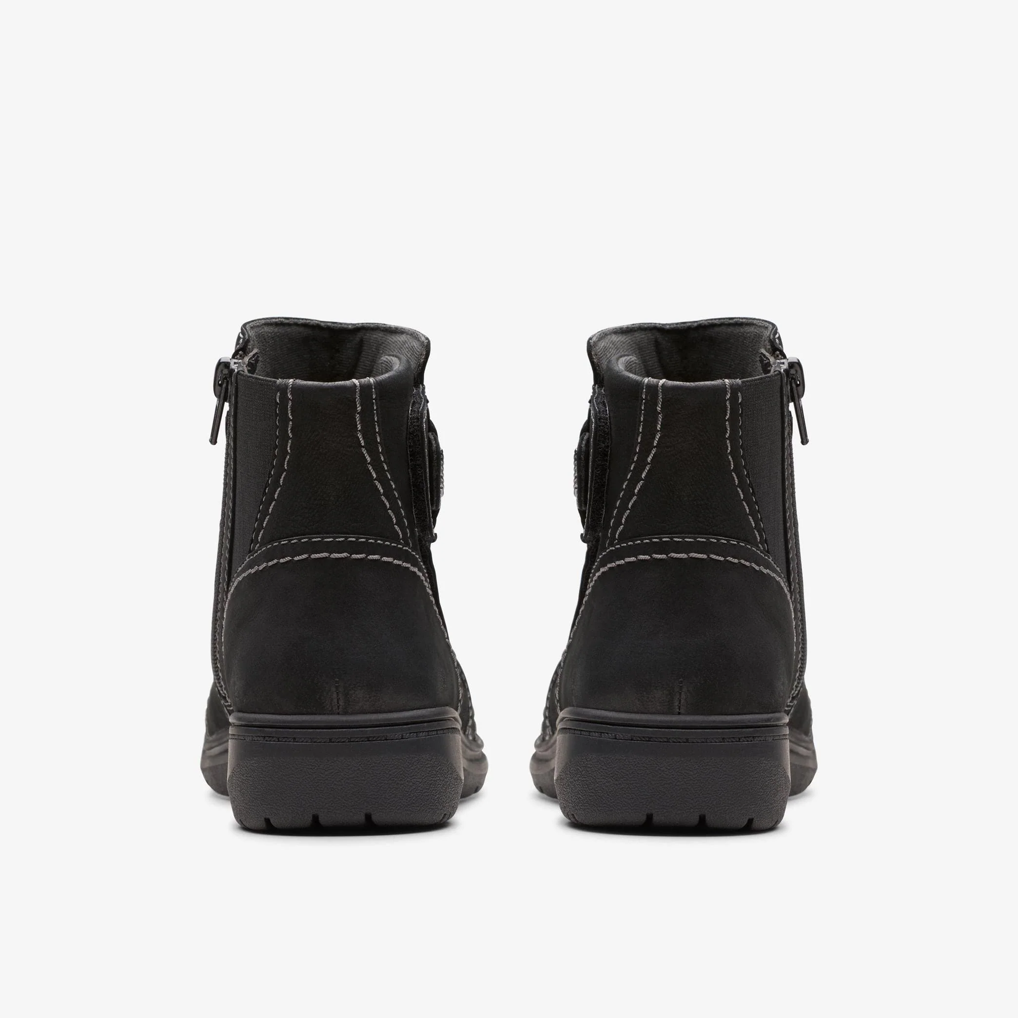 Clarks Women's Carleigh Boots- Black Leather - Image 5