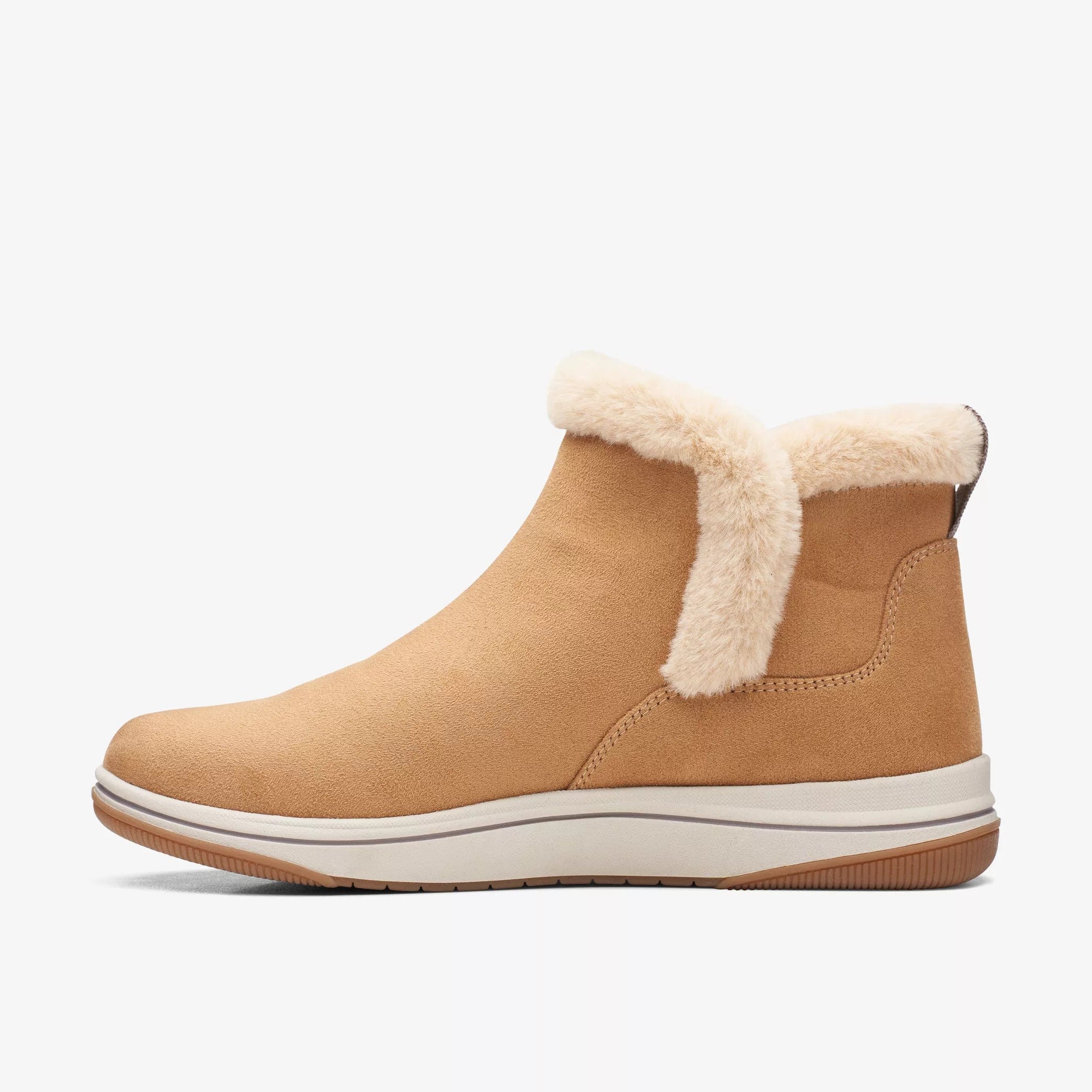 Clarks Women's Breeze Fur Boots- Tan - Image 6