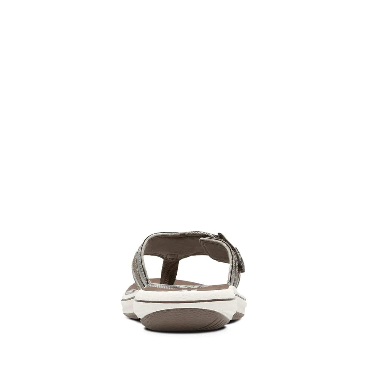 Clarks Women's Breeze Sea Flips- Pewter - Image 5
