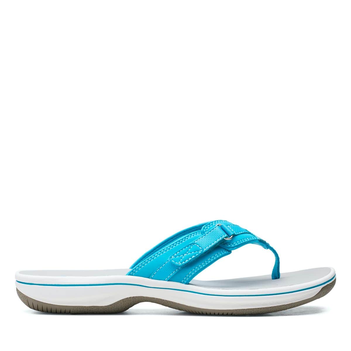 Clarks Women's Breeze Sea Flips- Aqua