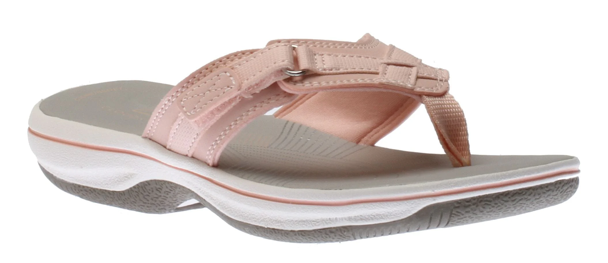 Clarks Women's Breeze Sea Flips- Rose Blush