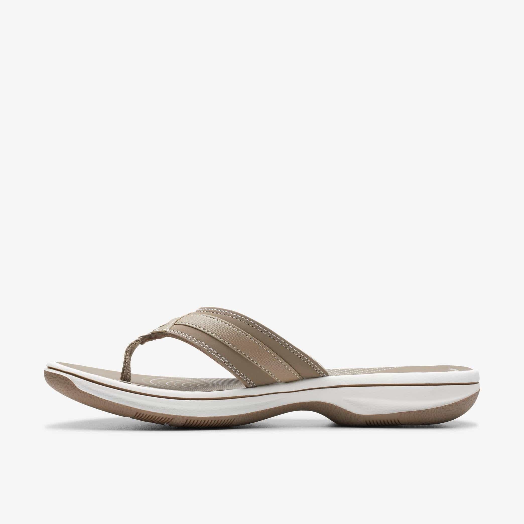 Clarks Women's Breeze Sea Flips- Light Taupe - Image 2