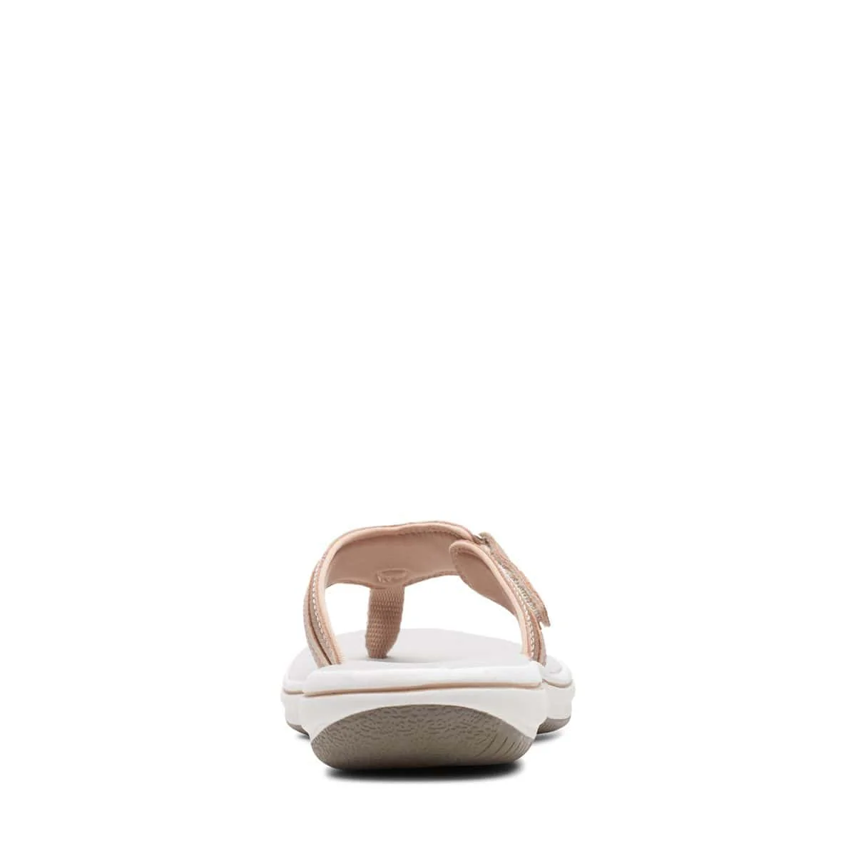 Clarks Women's Breeze Sea Flips- Taupe Metallic - Image 7