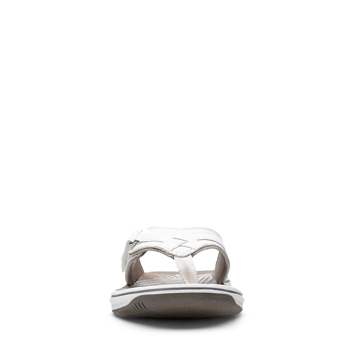 Clarks Women's Breeze Sea Flips- White - Image 3