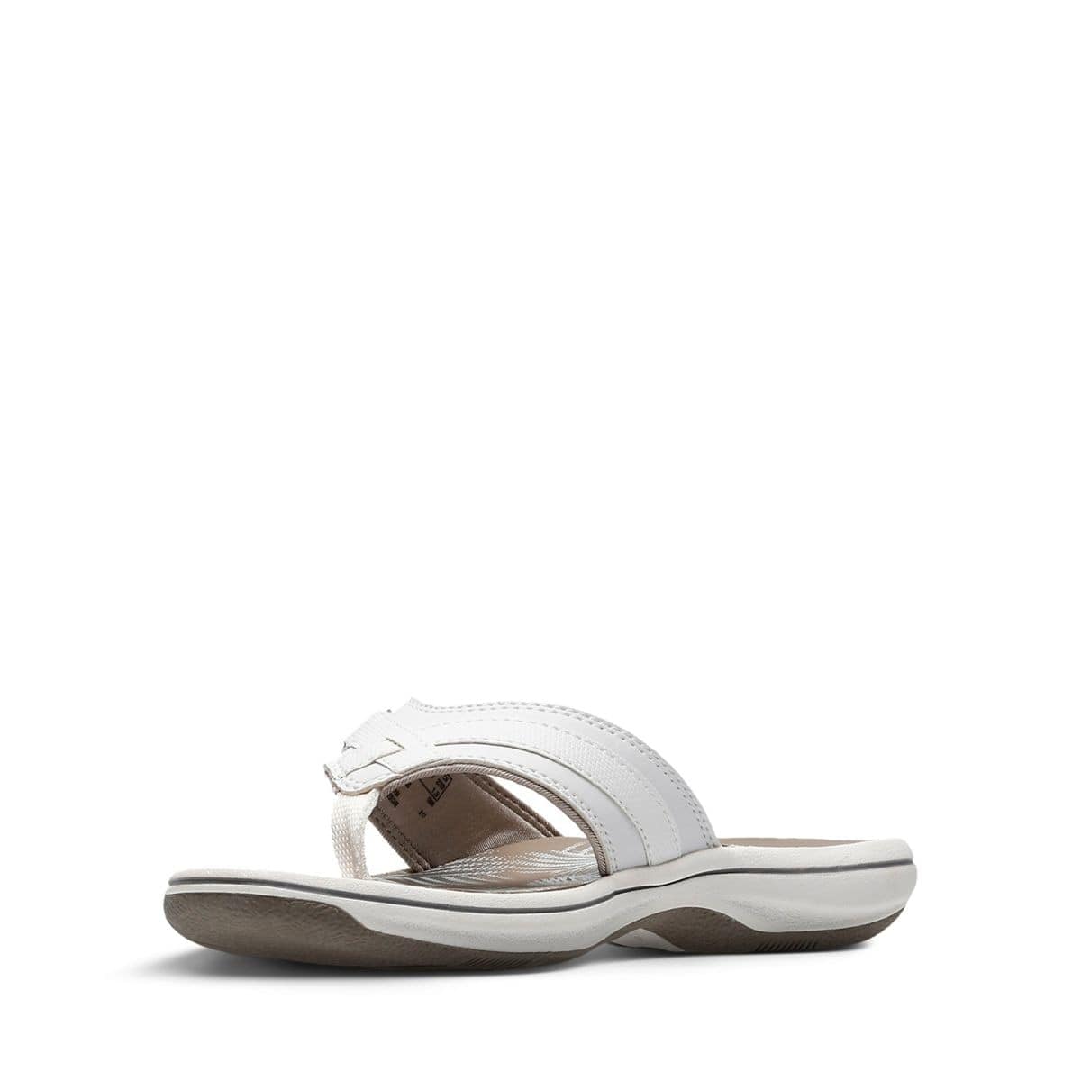 Clarks Women's Breeze Sea Flips- White - Image 4