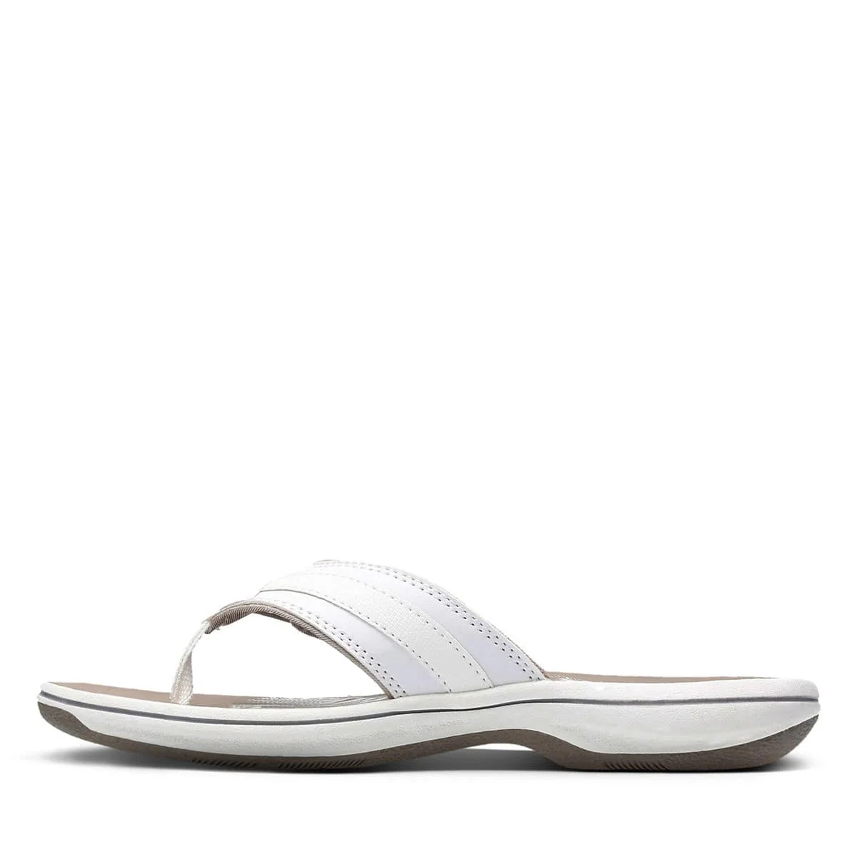 Clarks Women's Breeze Sea Flips- White - Image 5