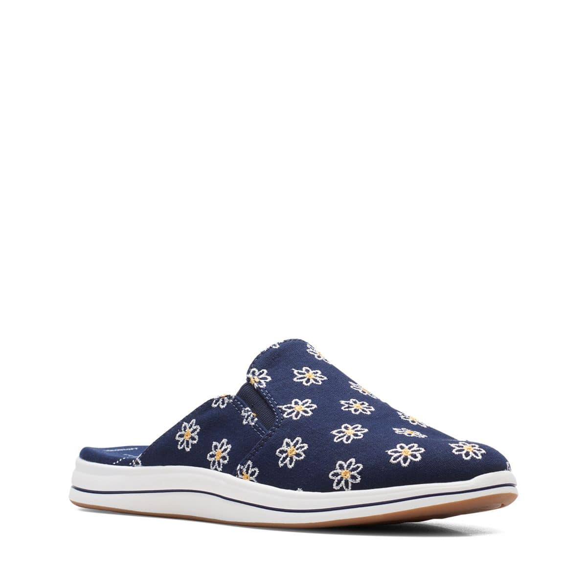Clarks Women's Breeze Shore Shoes- Navy Floral - Image 2