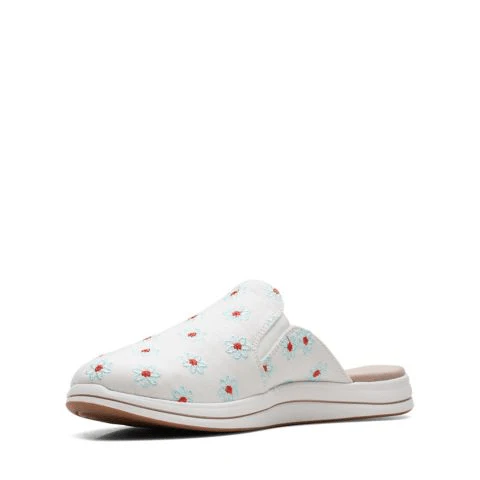 Clarks Women's Breeze Shore Shoes- Natural Canvas - Image 4