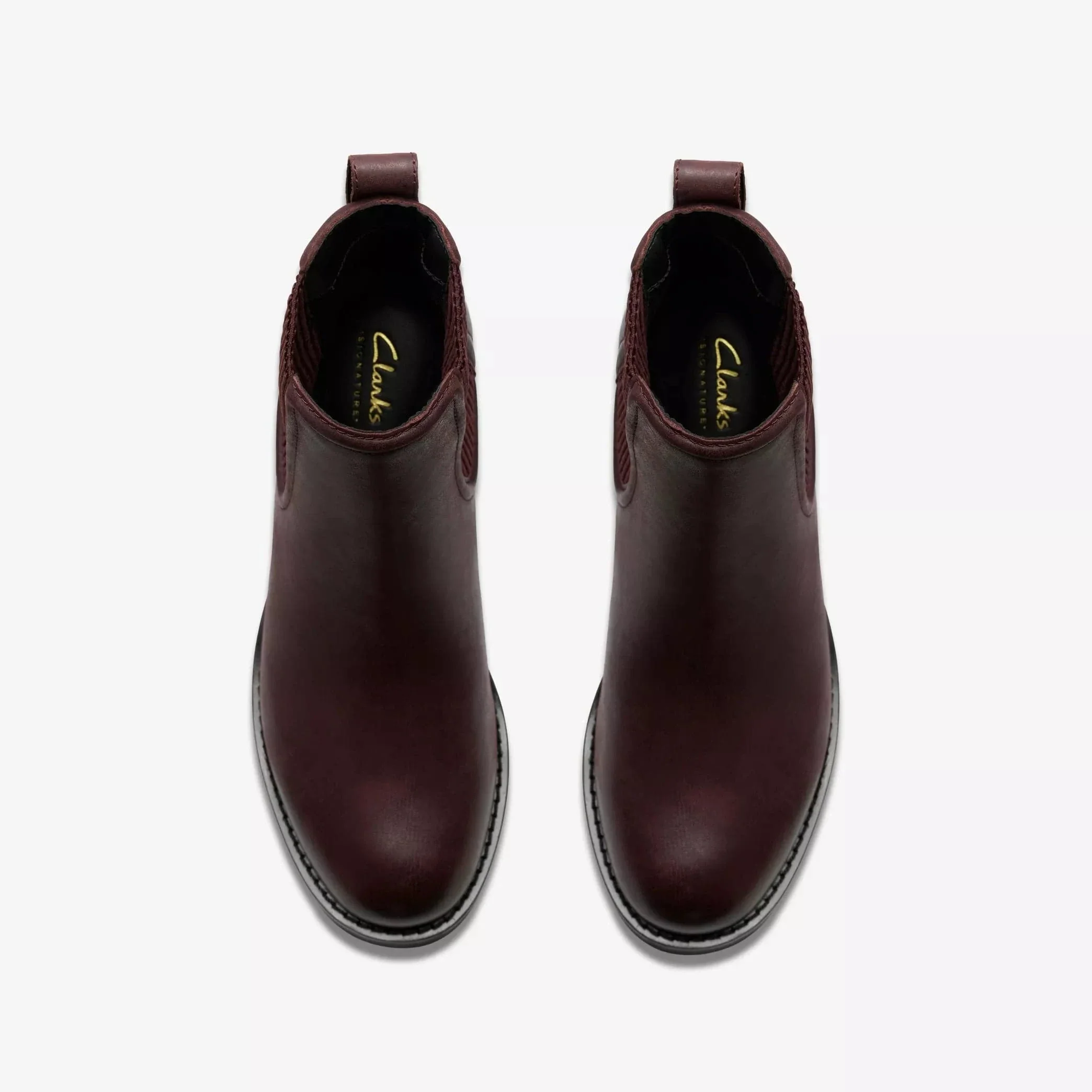 Clarks Women's Chamberly Top Heeled Boots- Merlot Leather - Image 4