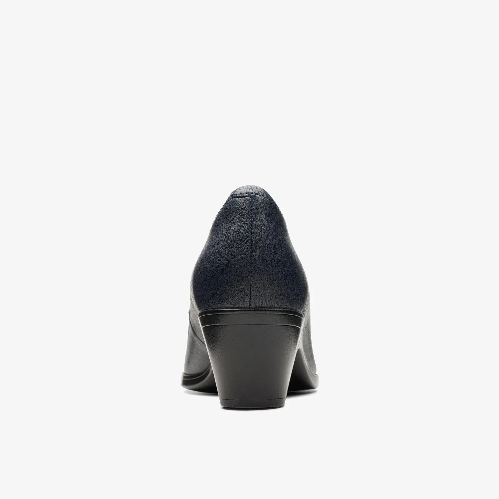 Clarks Women's Emily 2 Ruby Pumps- Navy Leather - Image 5