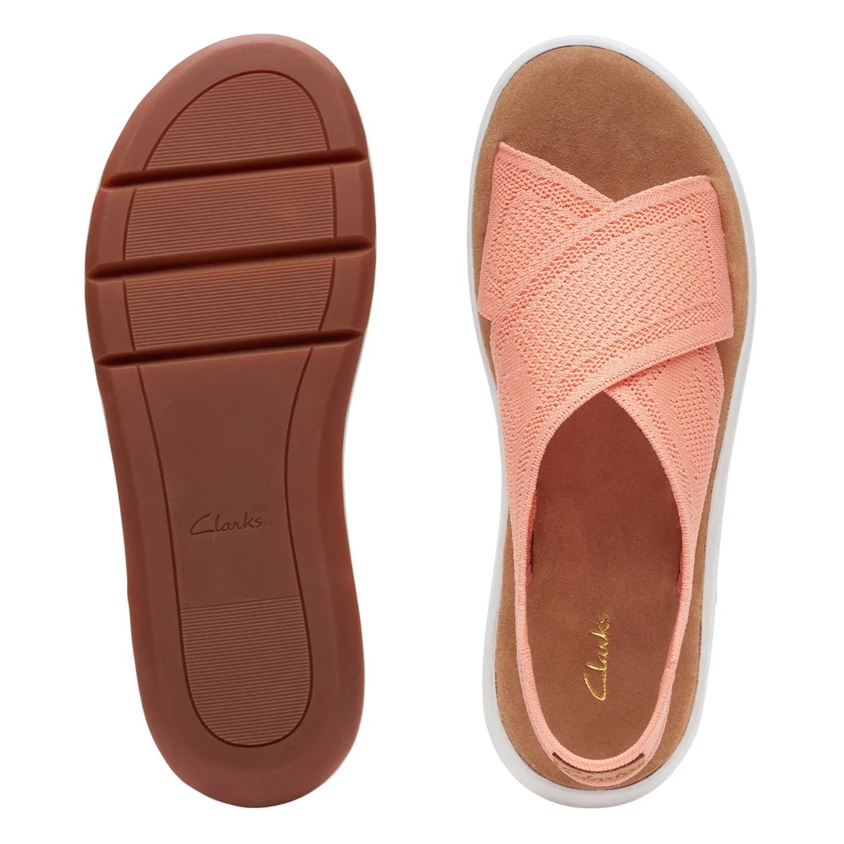 Clarks Women's Jemsa Dash Sandals- Light Coral - Image 3