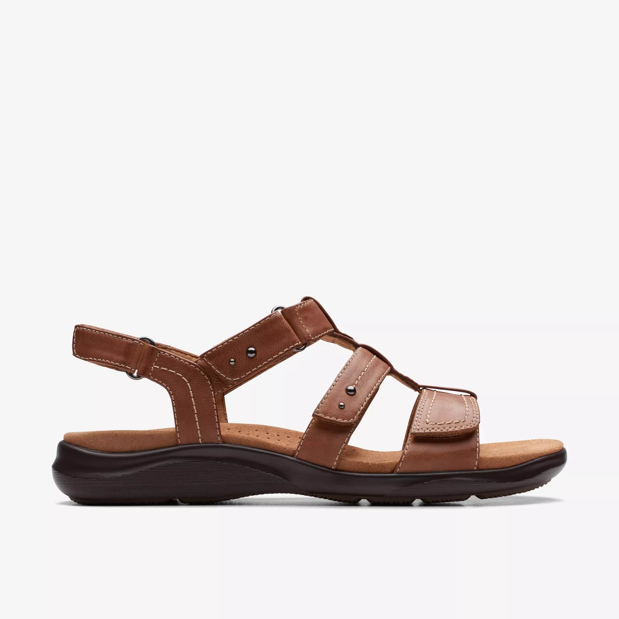 Clarks Women's Kitly Step Sandals- Tan