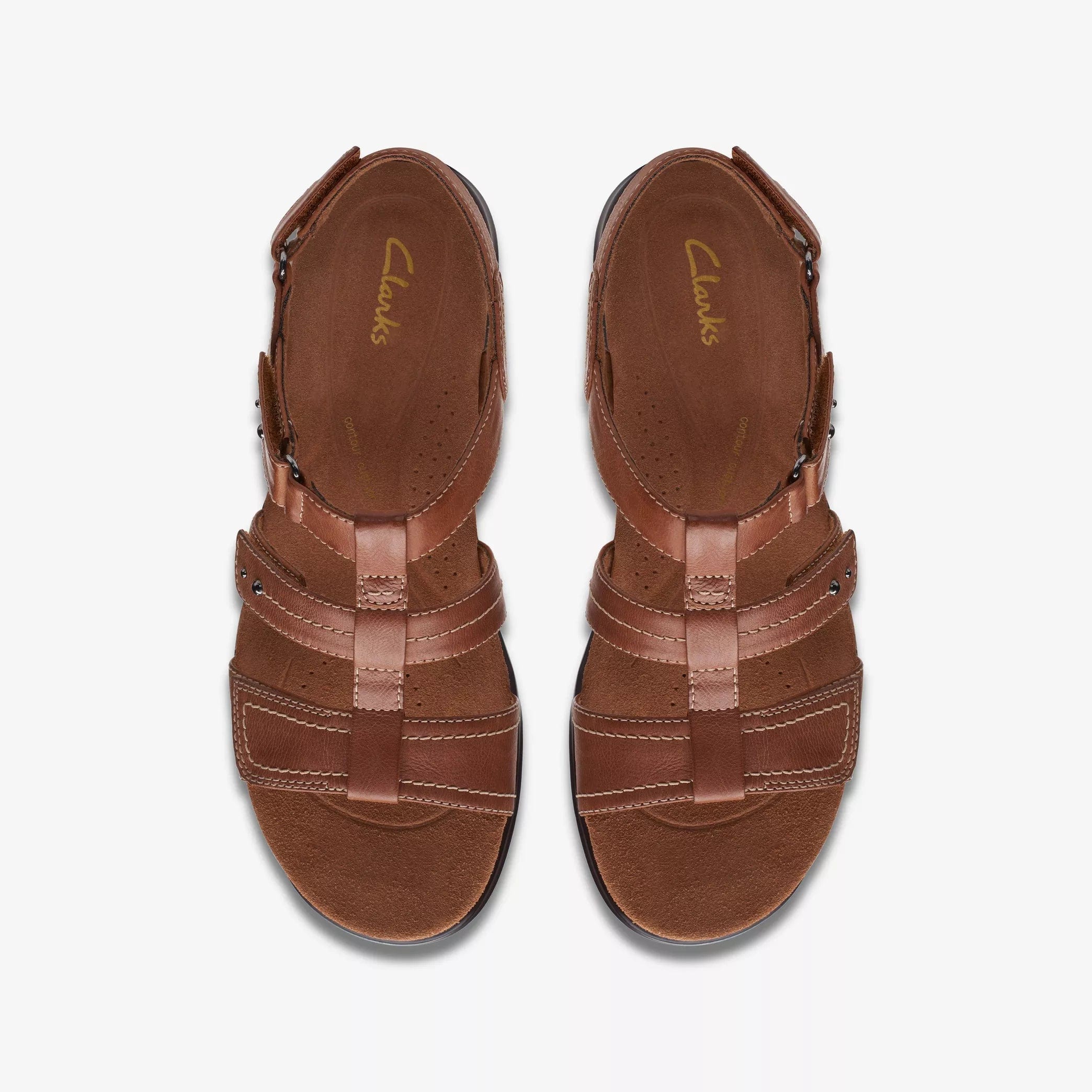 Clarks Women's Kitly Step Sandals- Tan - Image 5