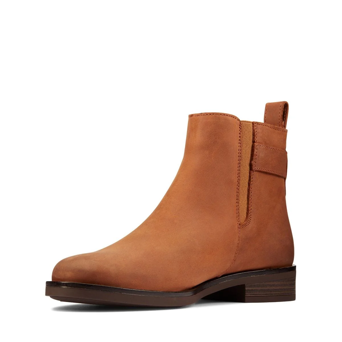 Clarks Women's Memi Lo Ankle Boots- Dark Tan Leather - Image 4