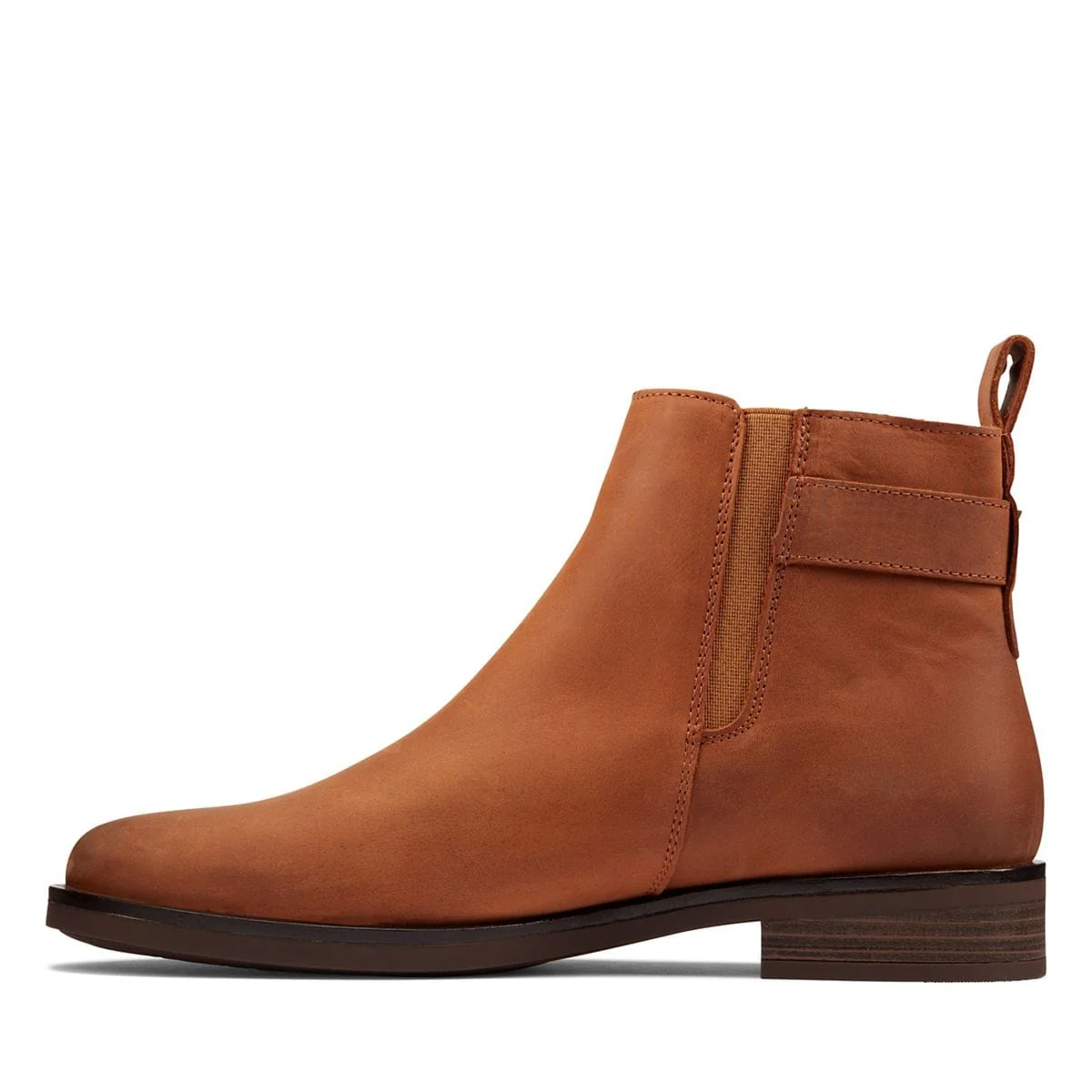 Clarks Women's Memi Lo Ankle Boots- Dark Tan Leather - Image 5