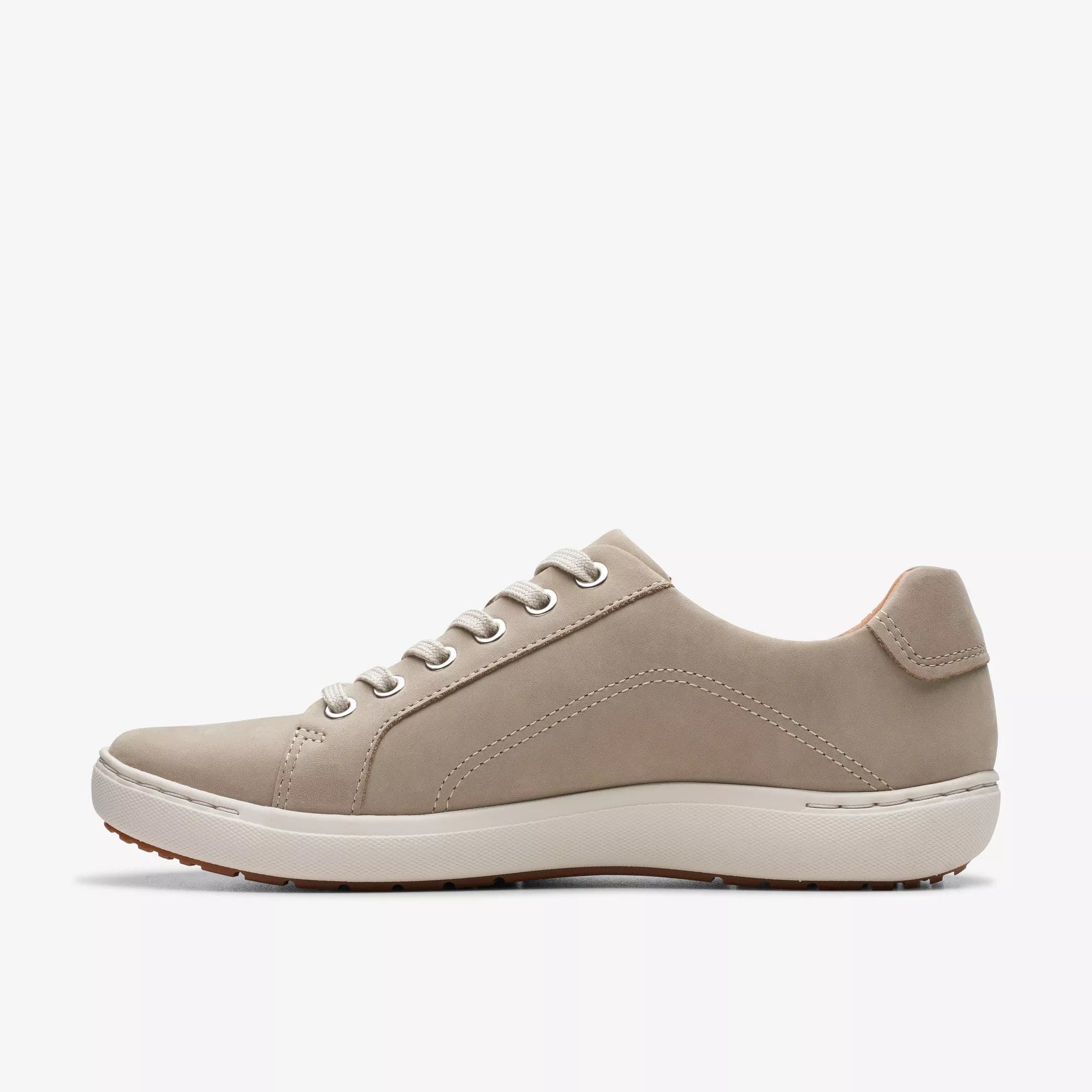 Clarks Women's Nalle Lace Sneakers- Stone Nubuck - Image 2