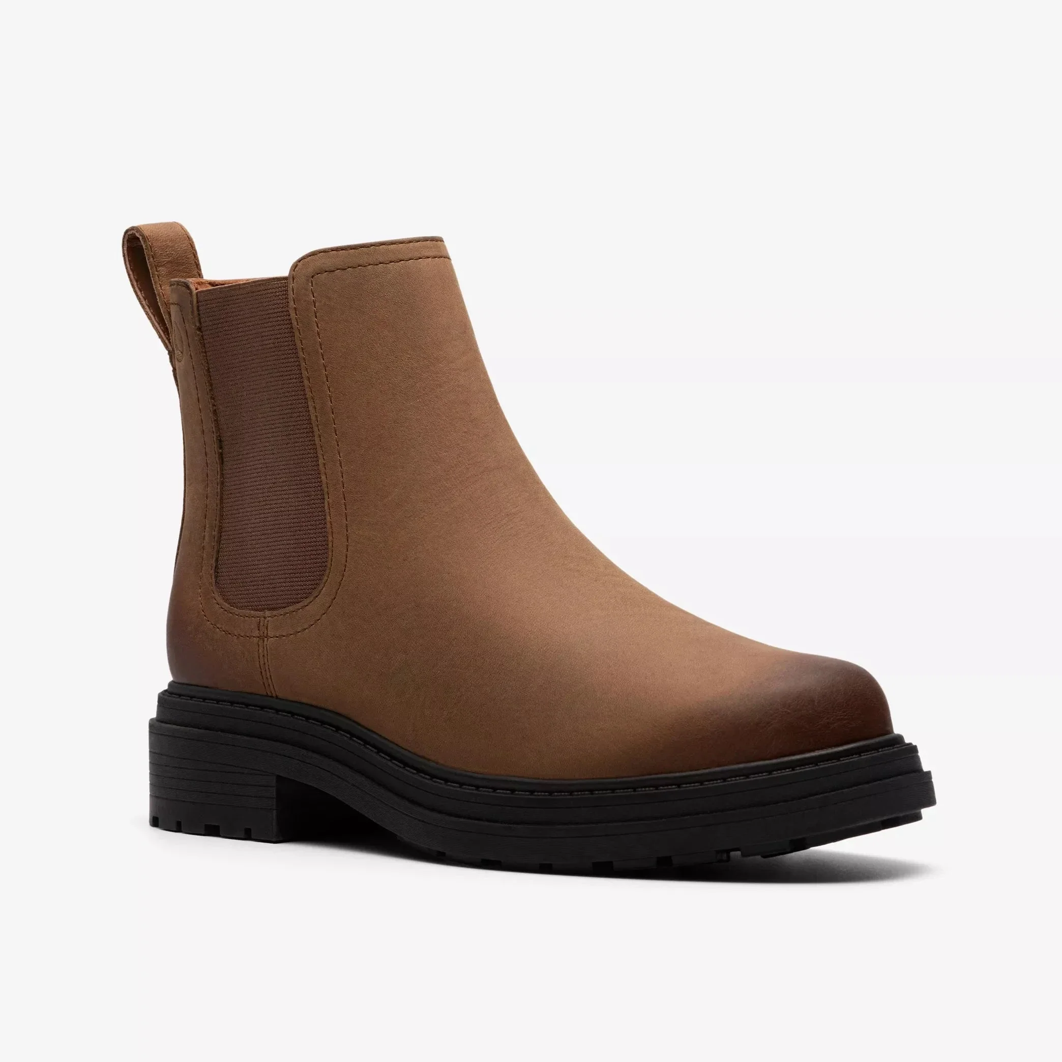 Clarks Women's Orinoco3 Lane Chelsea Boots- Walnut Leather - Image 2