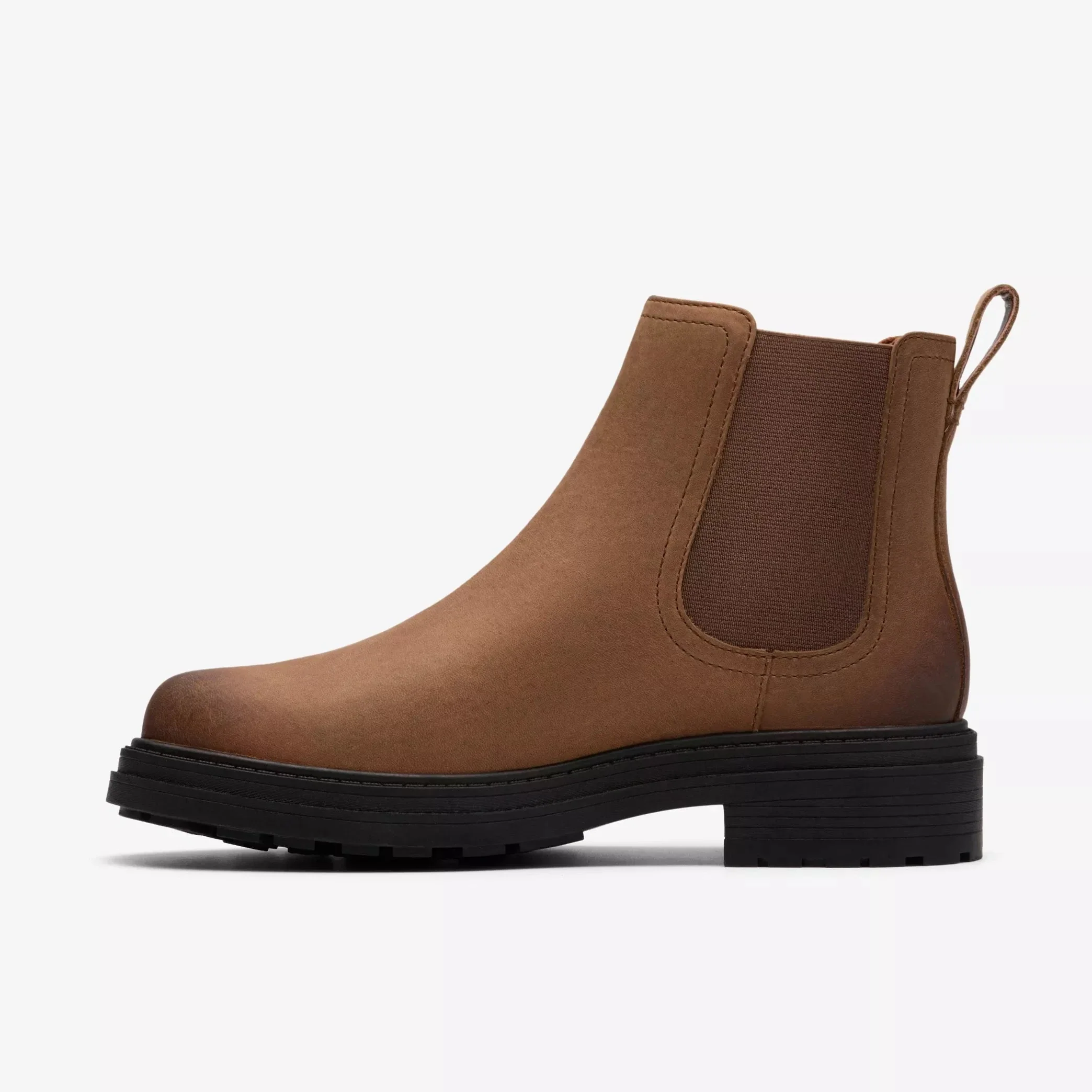 Clarks Women's Orinoco3 Lane Chelsea Boots- Walnut Leather - Image 4