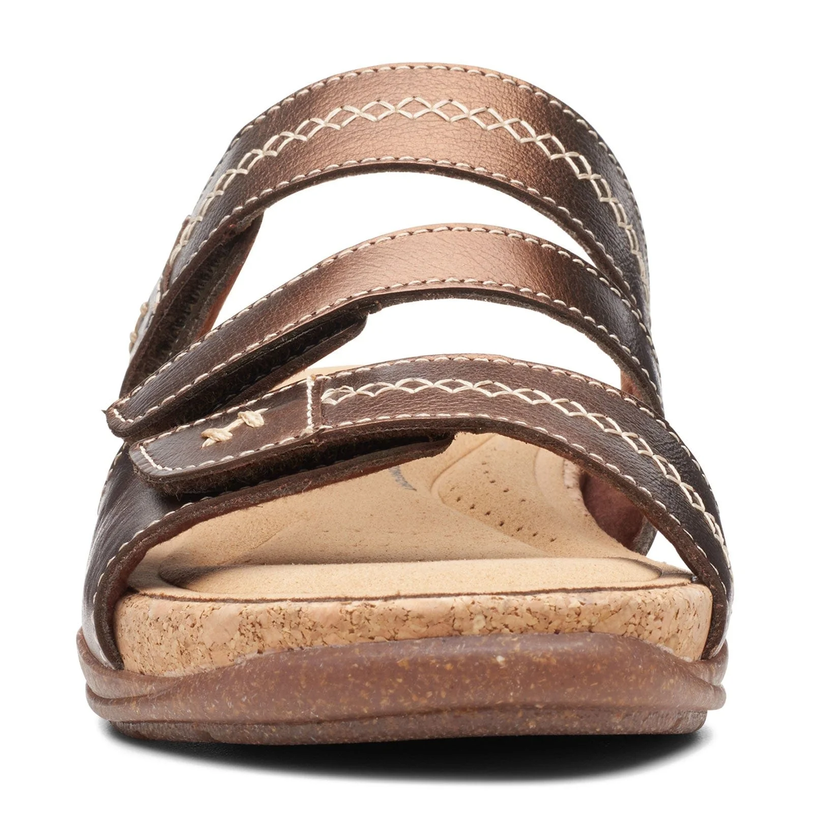 Clarks Women's Roseville Bay Sandals- Metallic Leather - Image 3
