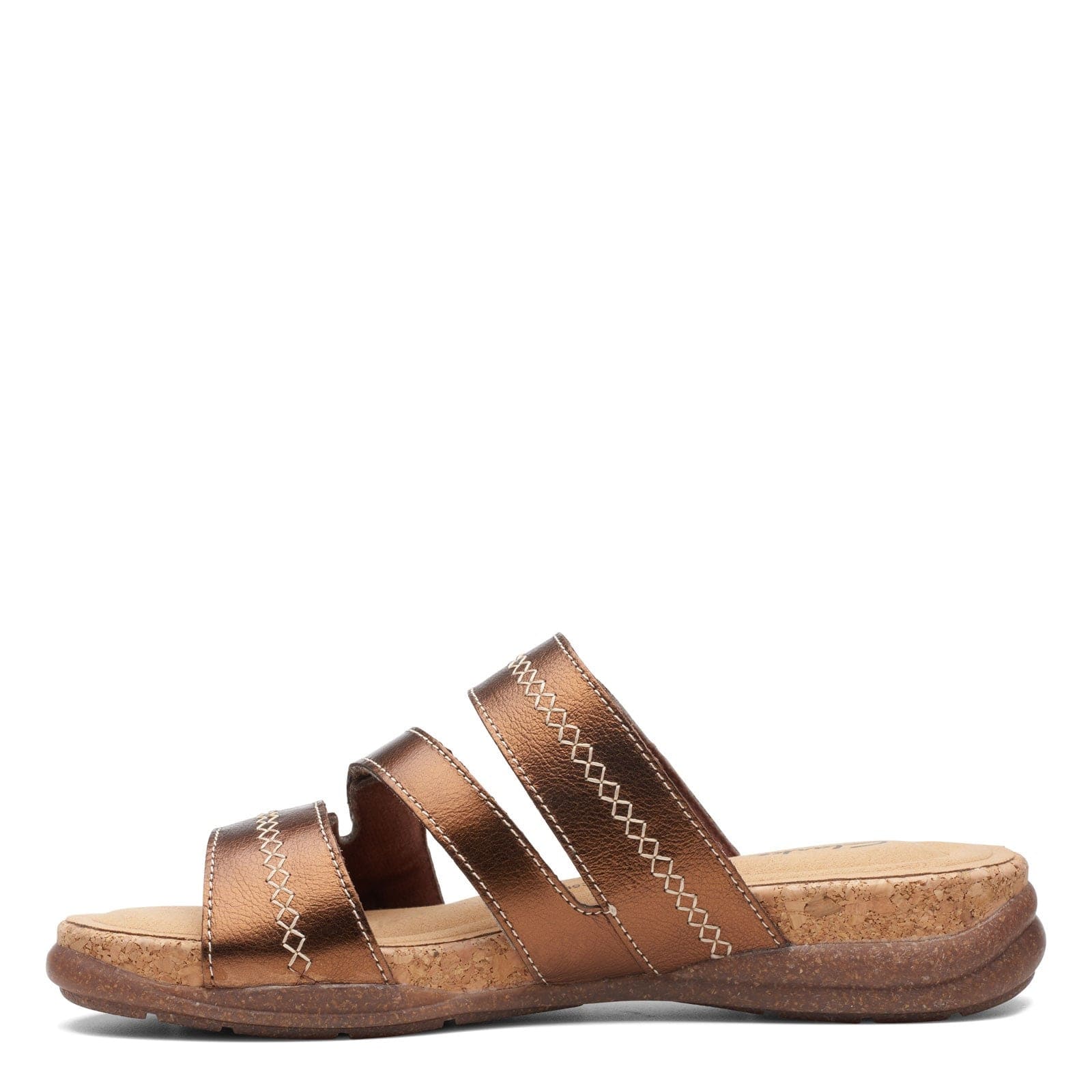 Clarks Women's Roseville Bay Sandals- Metallic Leather - Image 5