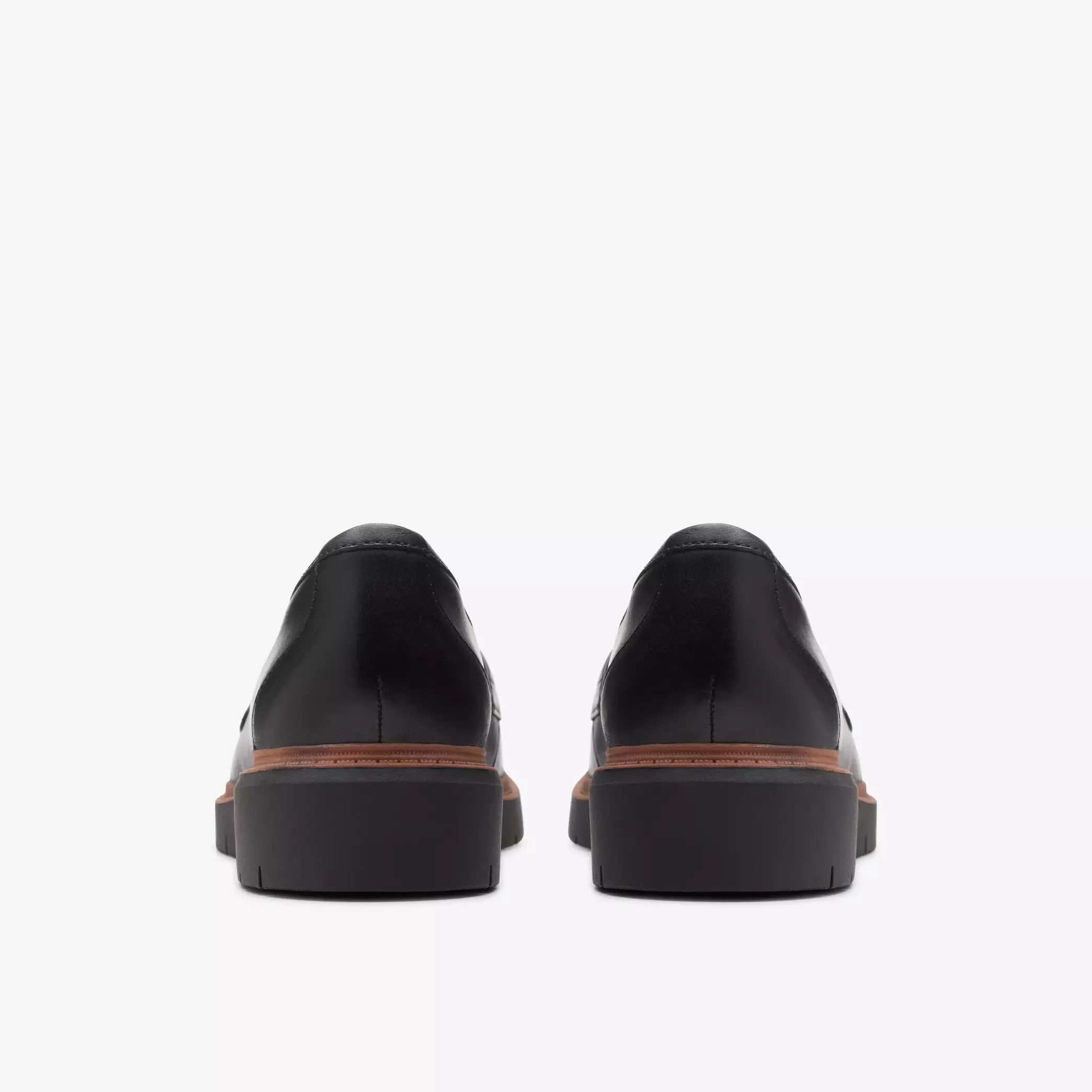Clarks Women's Westlynn Bella Loafers- Black Leather - Image 5
