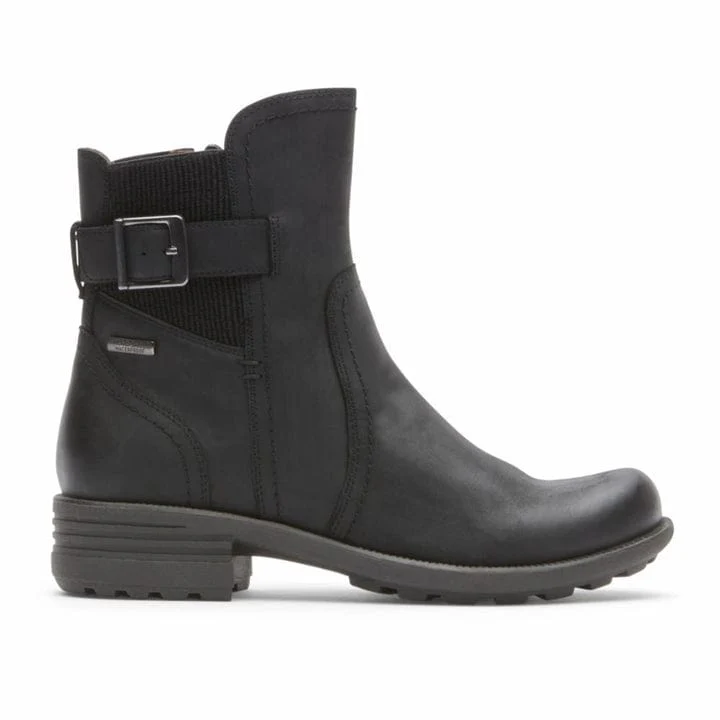 Cobb Hill Women's Brunswick Buckle Waterproof Boots- Black - Image 2