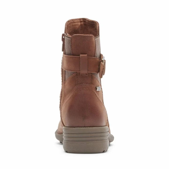 Cobb Hill Women's Brunswick Buckle Waterproof Boots- Brown - Image 4
